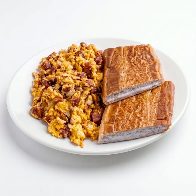 Chorizo, Egg & Cheese Plate.