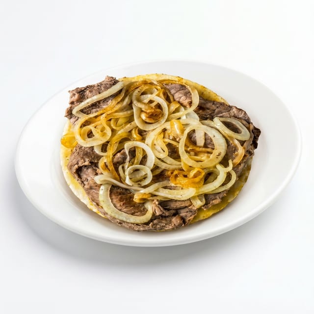 Marinated Steak Arepa.