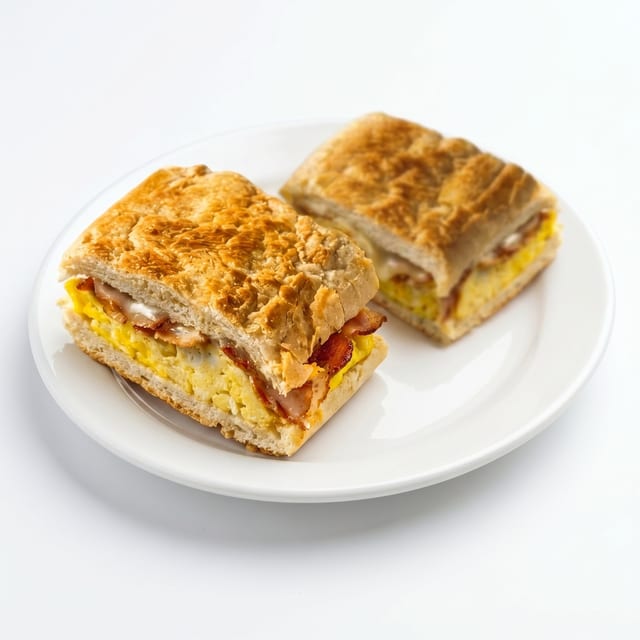 Bacon, Egg & Cheese Sandwich.