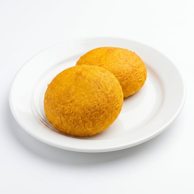Arepa with Egg & Cheese.