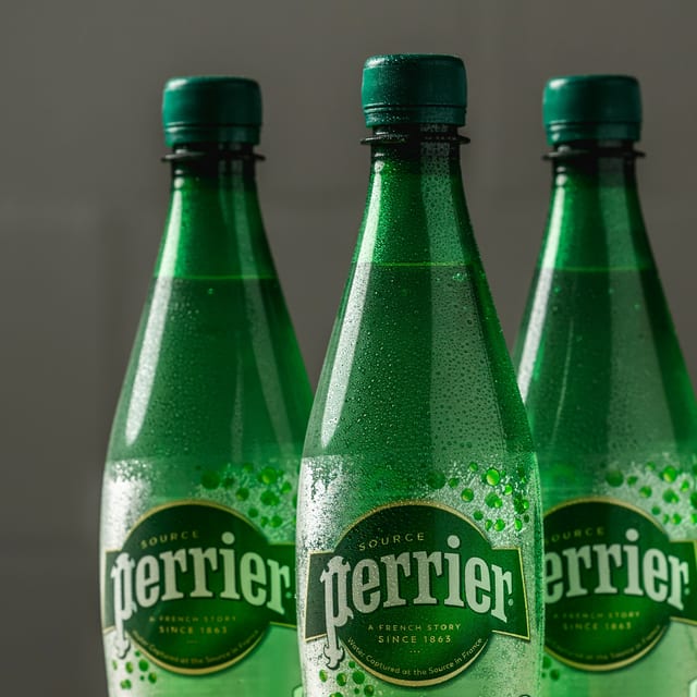 Perrier Water.