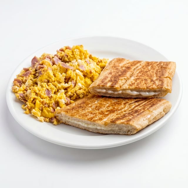 Ham, Egg & Cheese Plate.